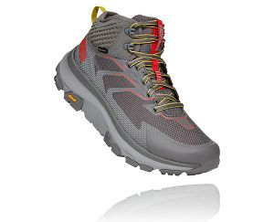 Hoka One One Toa GORE-TEX Mens Hiking Shoes Charcoal Gray/Fiesta | AU-7152304